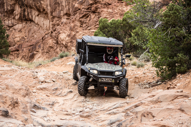 HISUN Strike 1000 and Sector 1000 Crew Take On the Steelbender Trail in Moab
