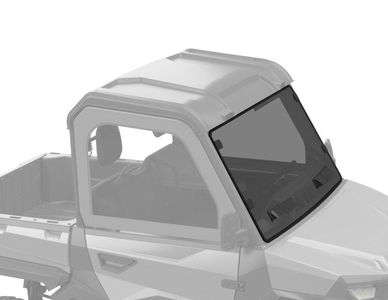 FULL WINDSHIELD VENTED - HARD COATED POLY